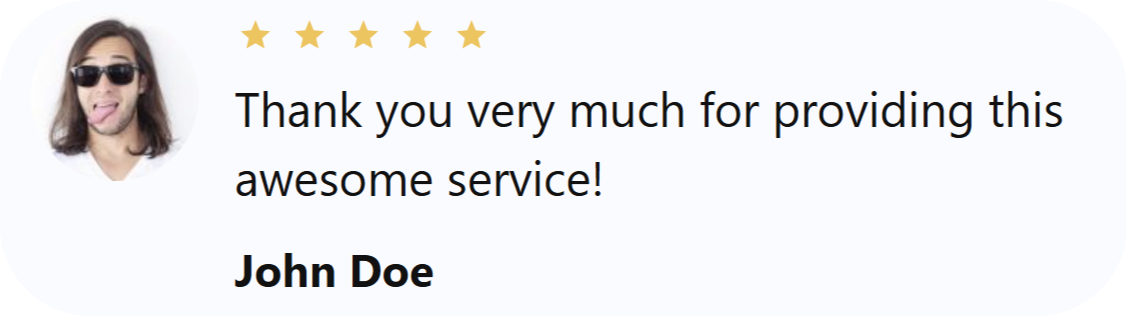 Customer reviews notification