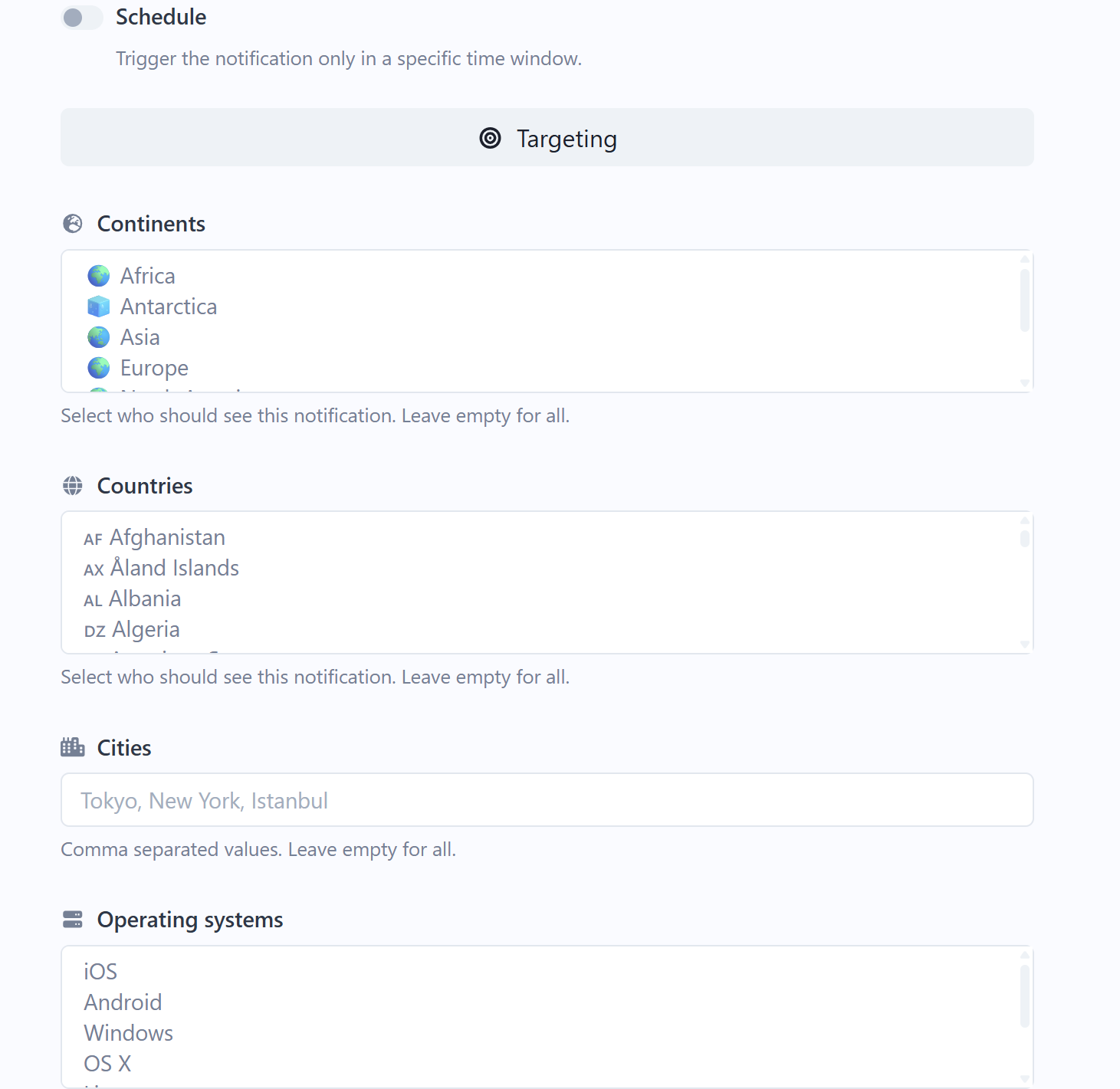 Nudge Builder Interface