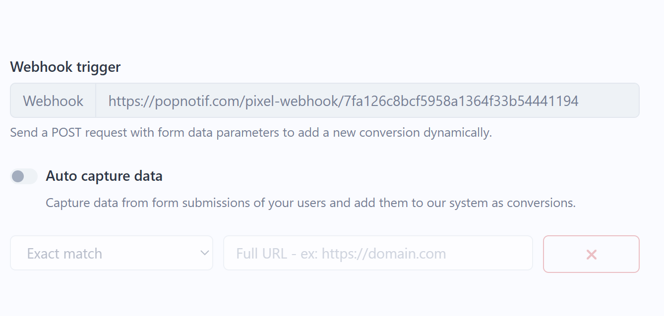 Form Autocapture Interface
