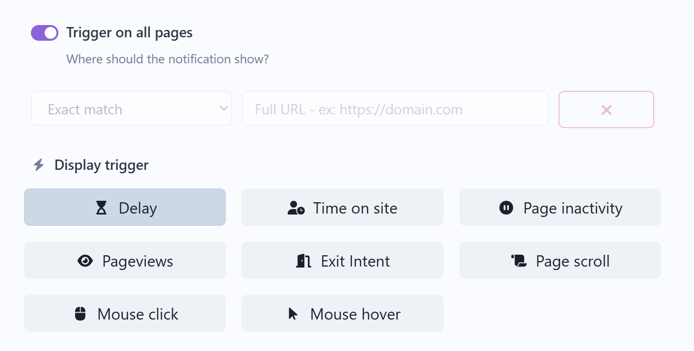 Display Rules Configuration